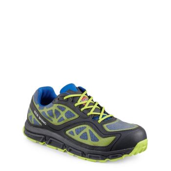 Red Wing Athletics Safety Toe Athletic Veiligheidsschoenen Heren Zwart/Groen - 6334